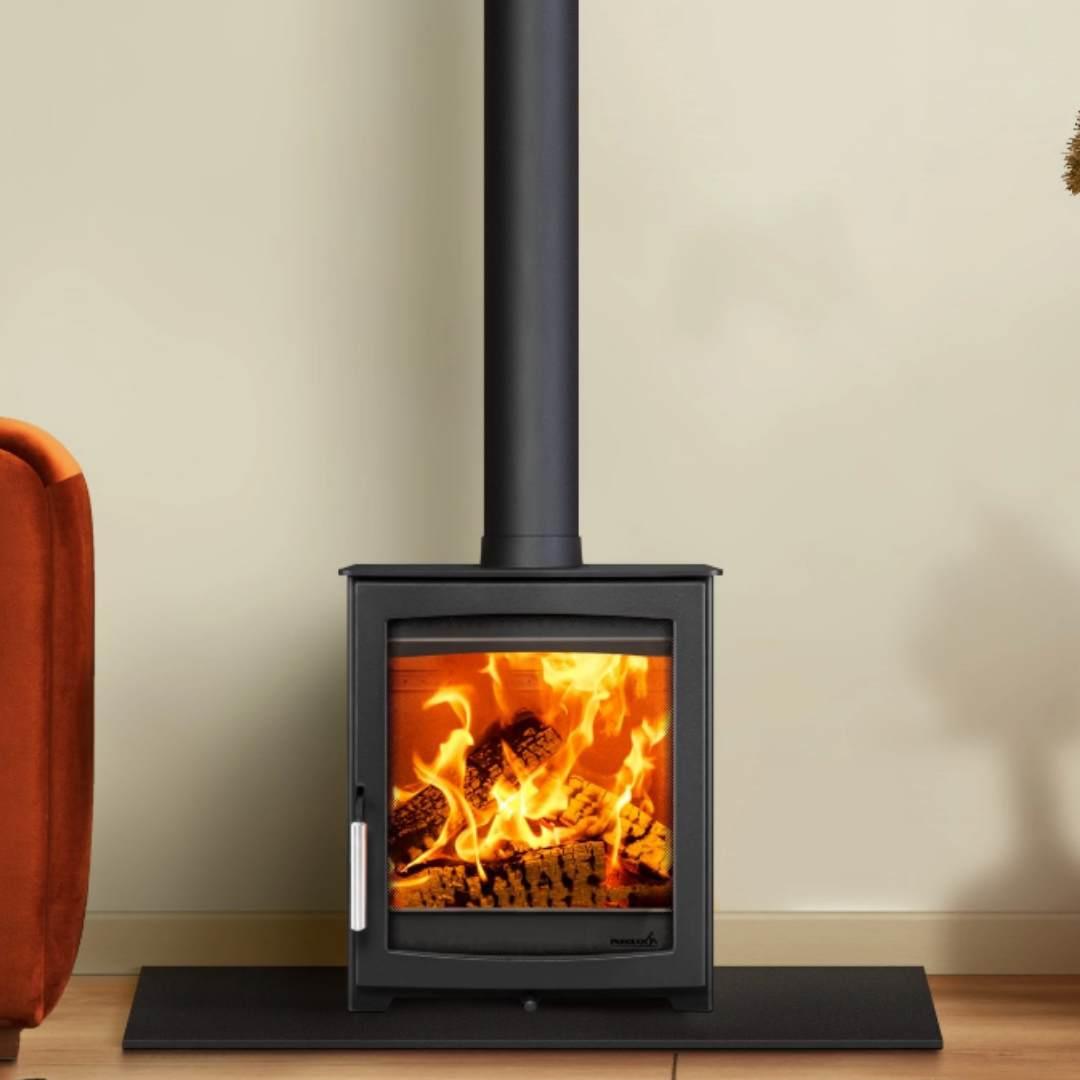 Parkray Aspect 5 ECO Wood Burning Stove with Rear Flue or Top Flue Options